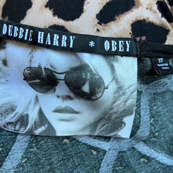 RARE OBEY X DEBBIE HARRY of Blondie C TRAIN ROMPER - Picture 4 of 11